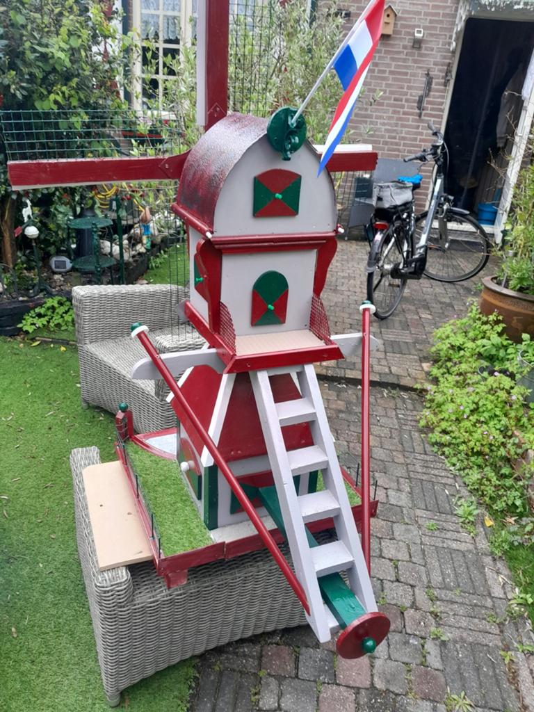 Handgemaakte Korenmolen - Watervast & Decoratief, Ophalen, Nieuw, Hout, Overige typen