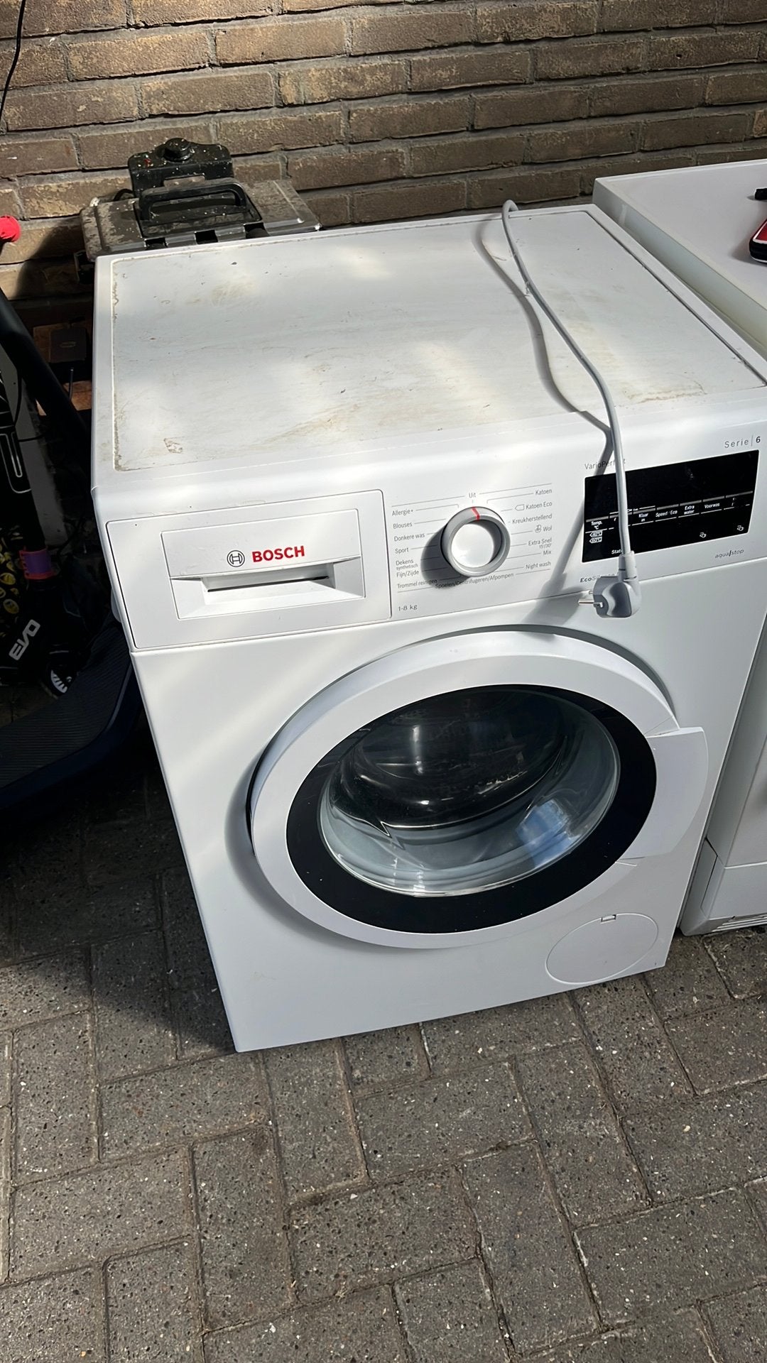 Wasmachine bosch en aeg condensdroger