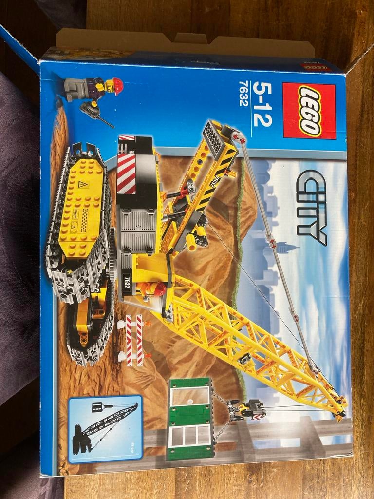 Lego City 7632 Rupsband Kraan - Compleet met doos, Ophalen, Lego, Compleet, Complete set