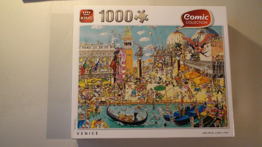 1000 stukjes puzzle venice king, Ophalen of Verzenden, 500 t/m 1500 stukjes, Zo goed als nieuw, Legpuzzel