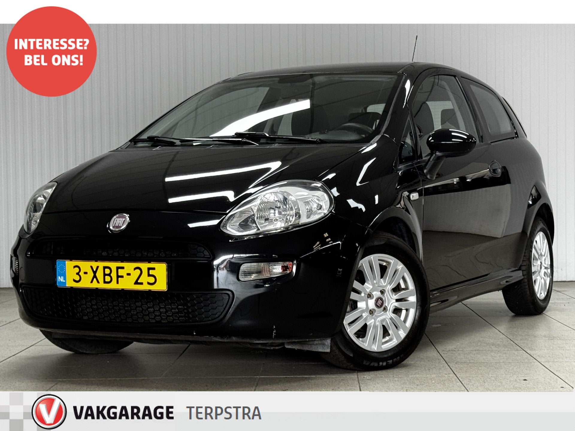 Fiat Punto Evo 0.9 TwinAir Street/ 15''LMV/ AIRCO!/ Multi.St, Auto's, Fiat, Voorwielaandrijving, Zwart, Origineel Nederlands, Bedrijf