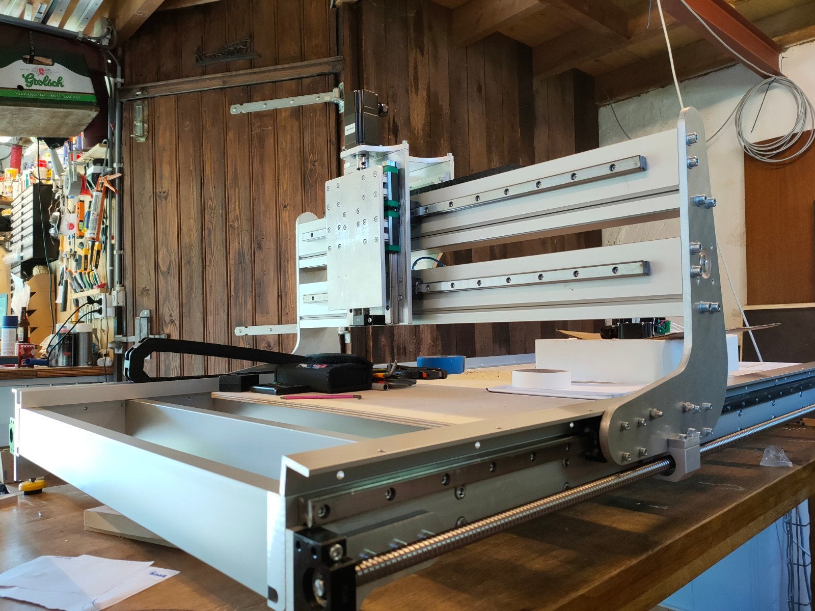 Zelfbouw CNC freesmachine, Doe-het-zelf en Verbouw, Ophalen, Gebruikt, Elektrisch, Kantenfrees