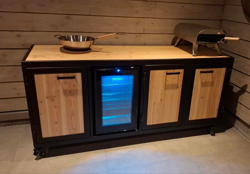 Buitenkeuken / tuinkamer meubel., Ophalen, Bonitavalburg, Houtskool, Nieuw