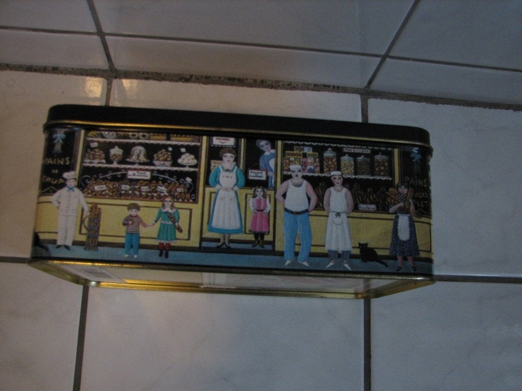 Leuke opbergtrommel-koekentrommel, Ophalen of Verzenden