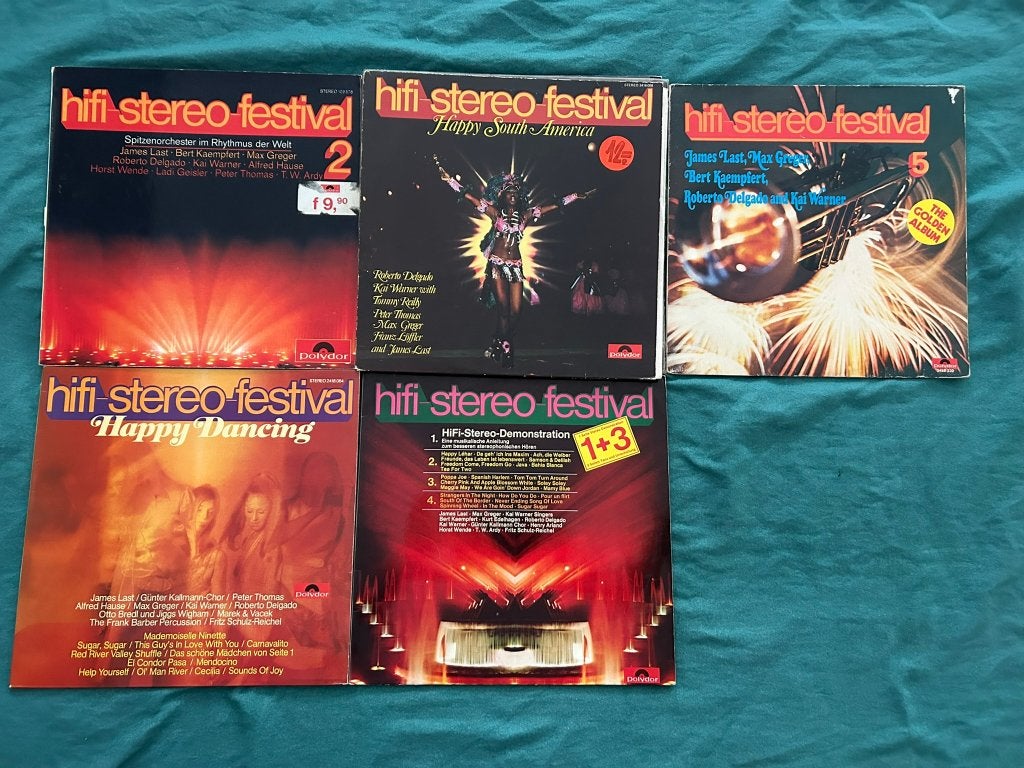 8 LP's Hifi Stereo Festival (ook per stuk te koop), LP, Gebruikt, Ophalen of Verzenden, Pop