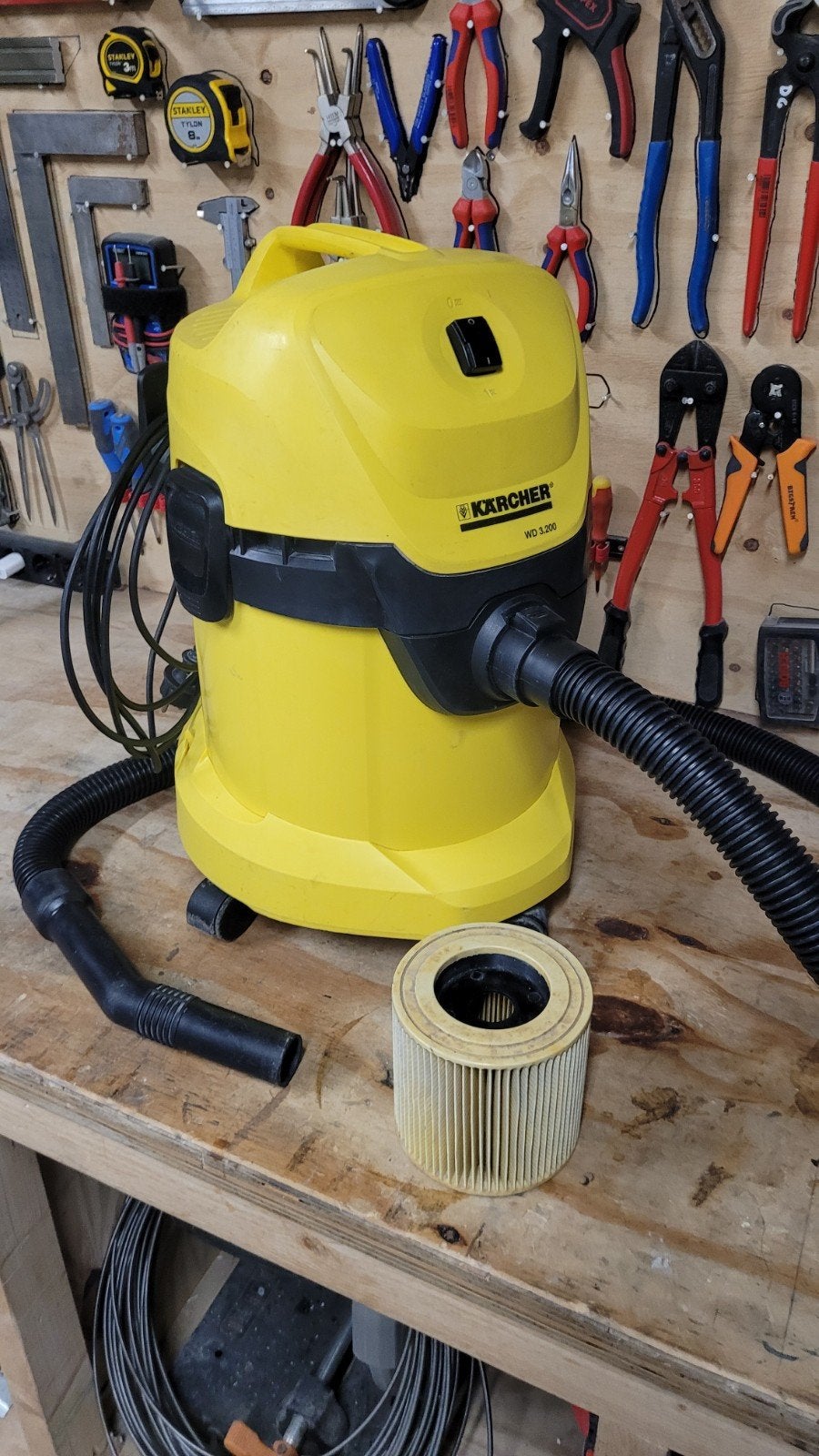 Kärcher Nat- en Droogzuiger, Witgoed en Apparatuur, Stofzuigers, Gebruikt, Kärcher, Overige typen, 1200 tot 1600 watt