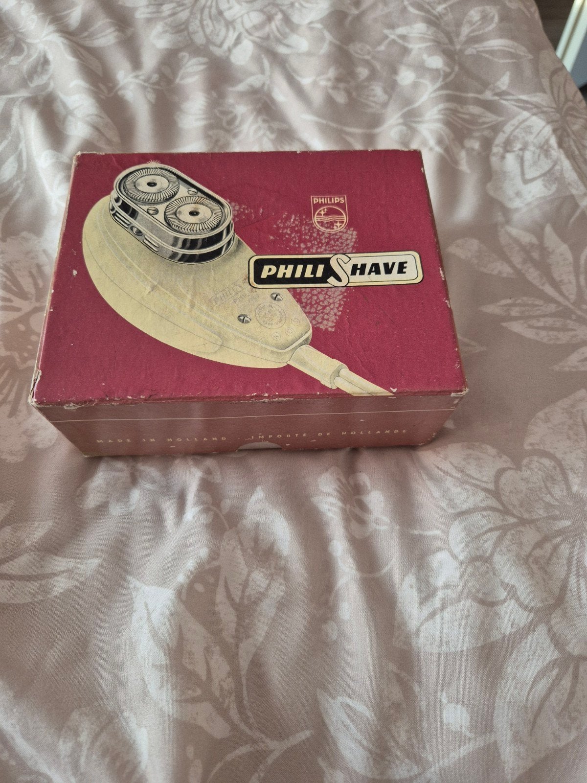 Vintage Philips Philishave scheeraparaat uit 1953i, Ophalen of Verzenden