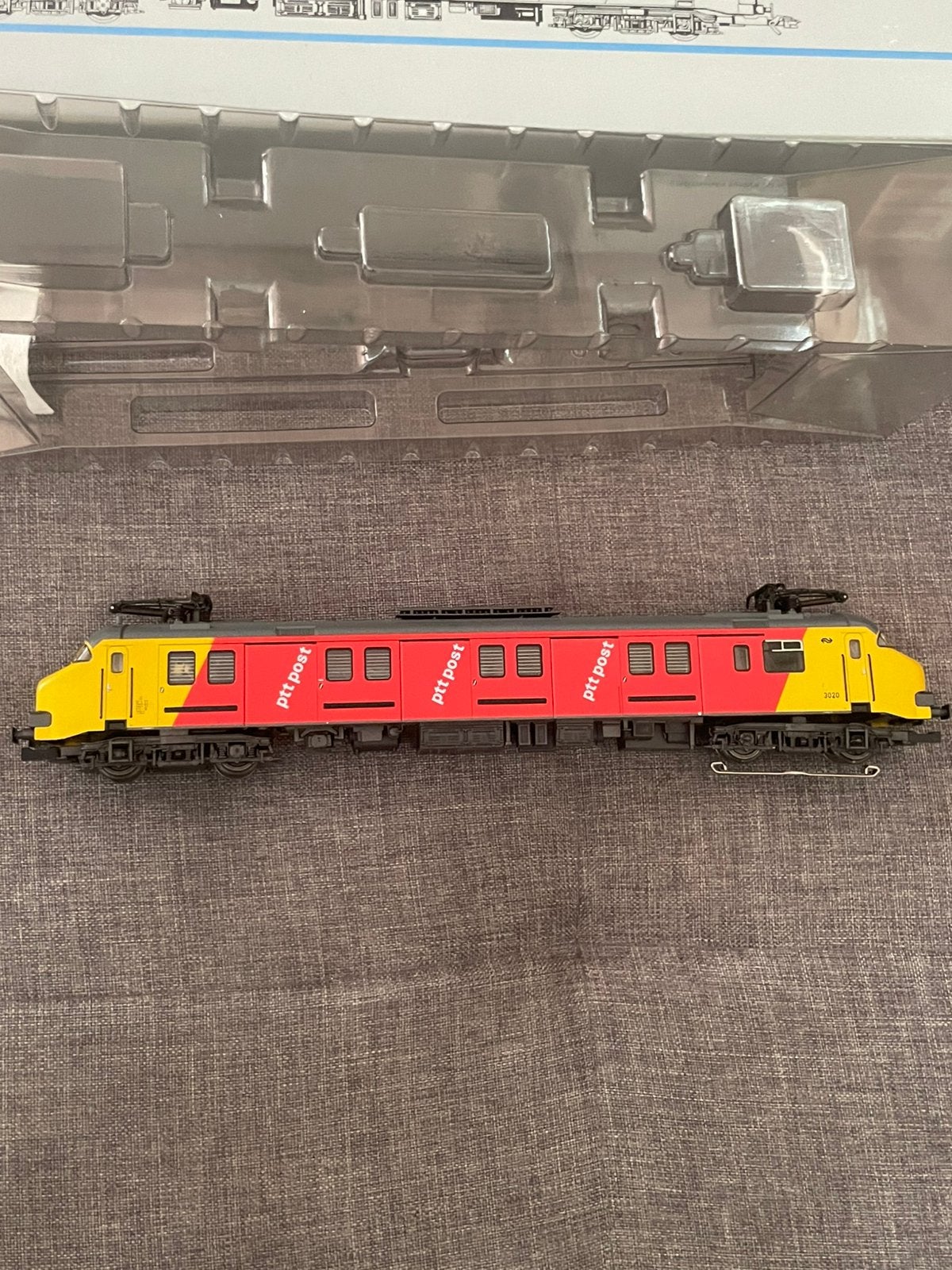 Marklin 3689 PTT motorpost digitaal., Hobby en Vrije tijd, Wisselstroom, Locomotief, Ophalen of Verzenden, Zo goed als nieuw