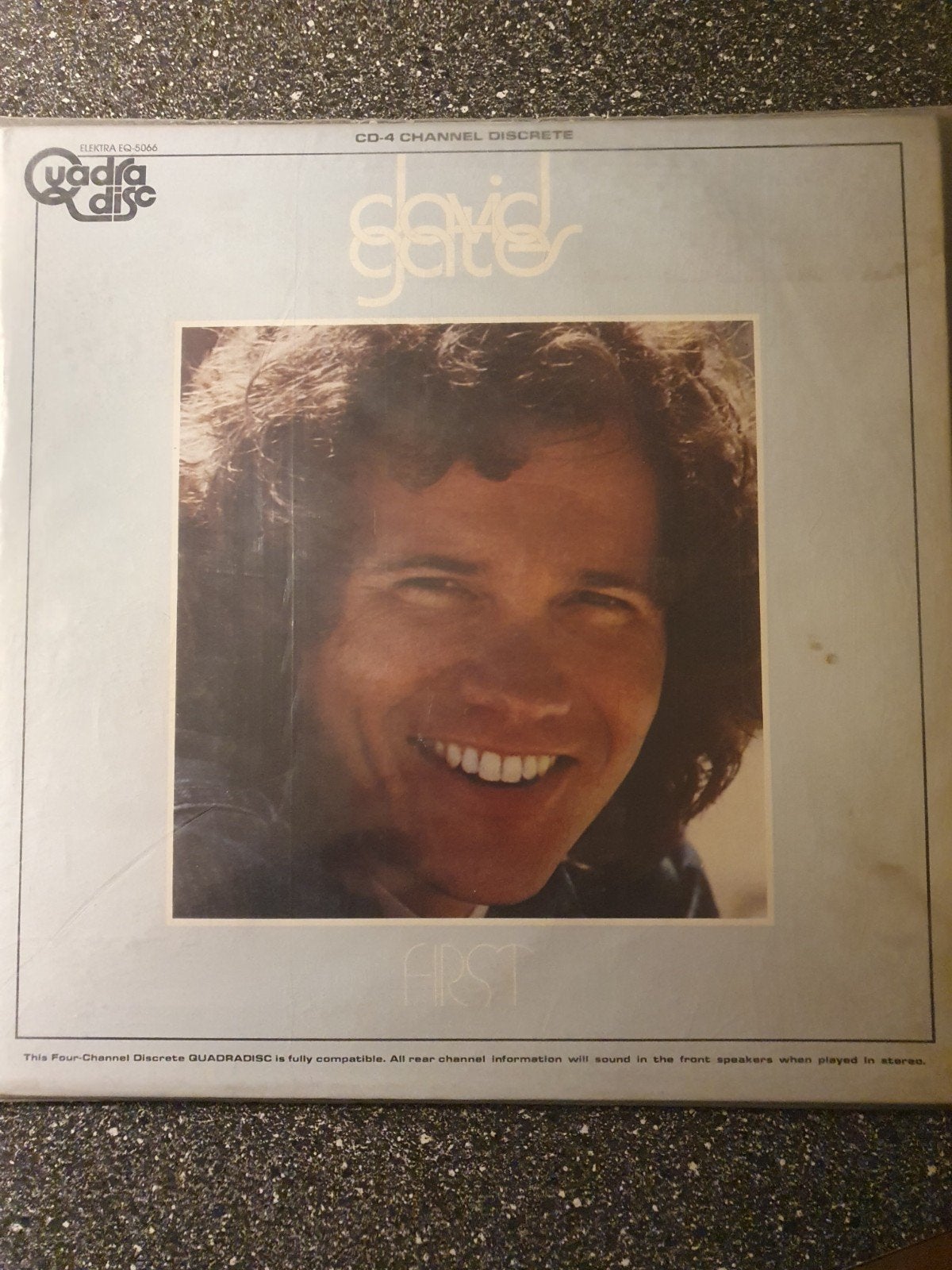 David Gates - First (Quadradisc LP), Cd's en Dvd's, Originele persing, Ophalen of Verzenden, Gebruikt, 12 inch