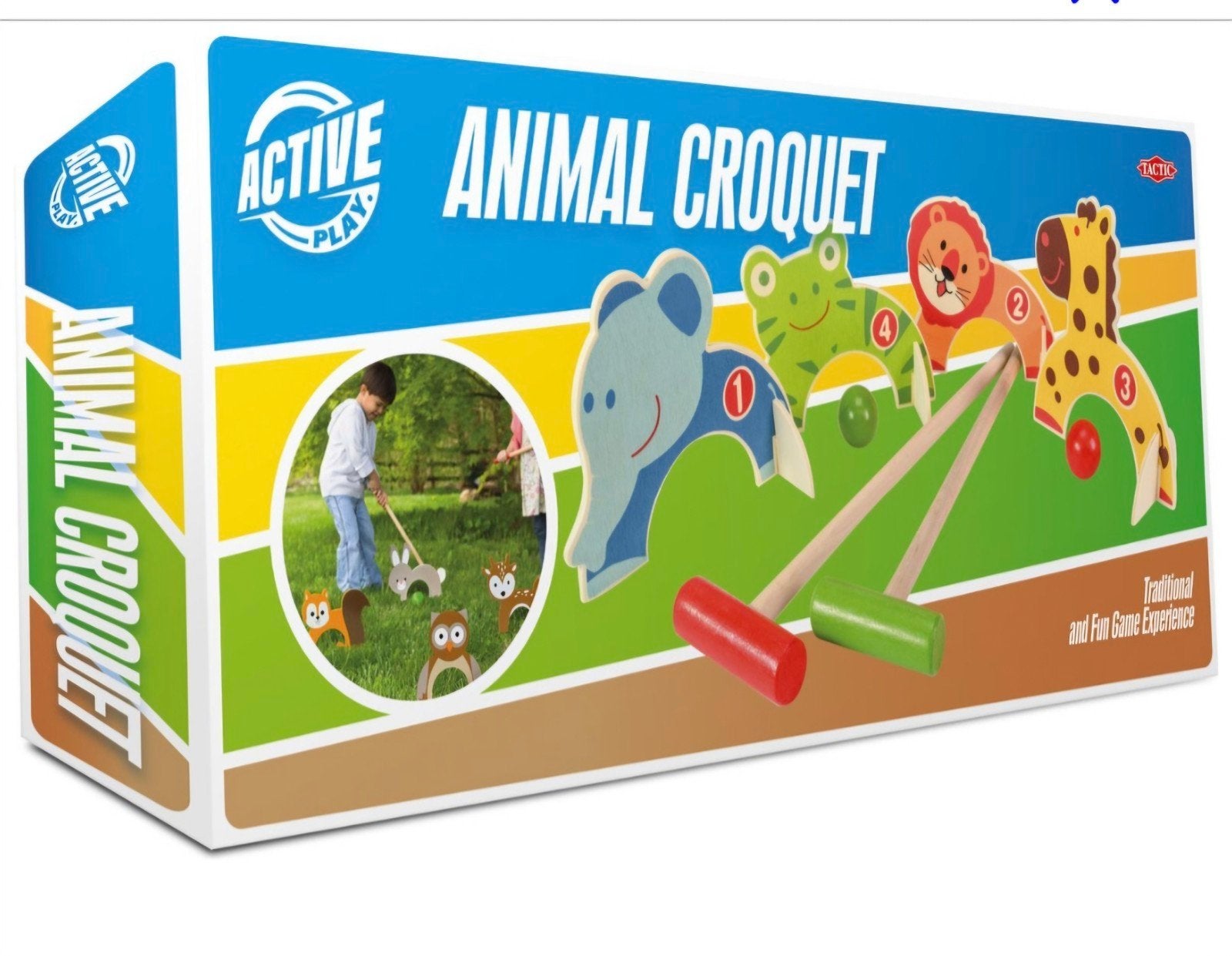partij 30 stuks Active Play Dieren Croquet Set - Nieuw in do, Ophalen, Active play, Active play, Nieuw