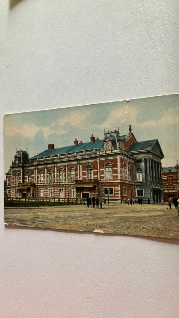 Oude Ansichtkaart Amsterdam - Concertgebouw, Verzamelen, Ansichtkaarten | Nederland, Ophalen of Verzenden, Voor 1920, Ongelopen