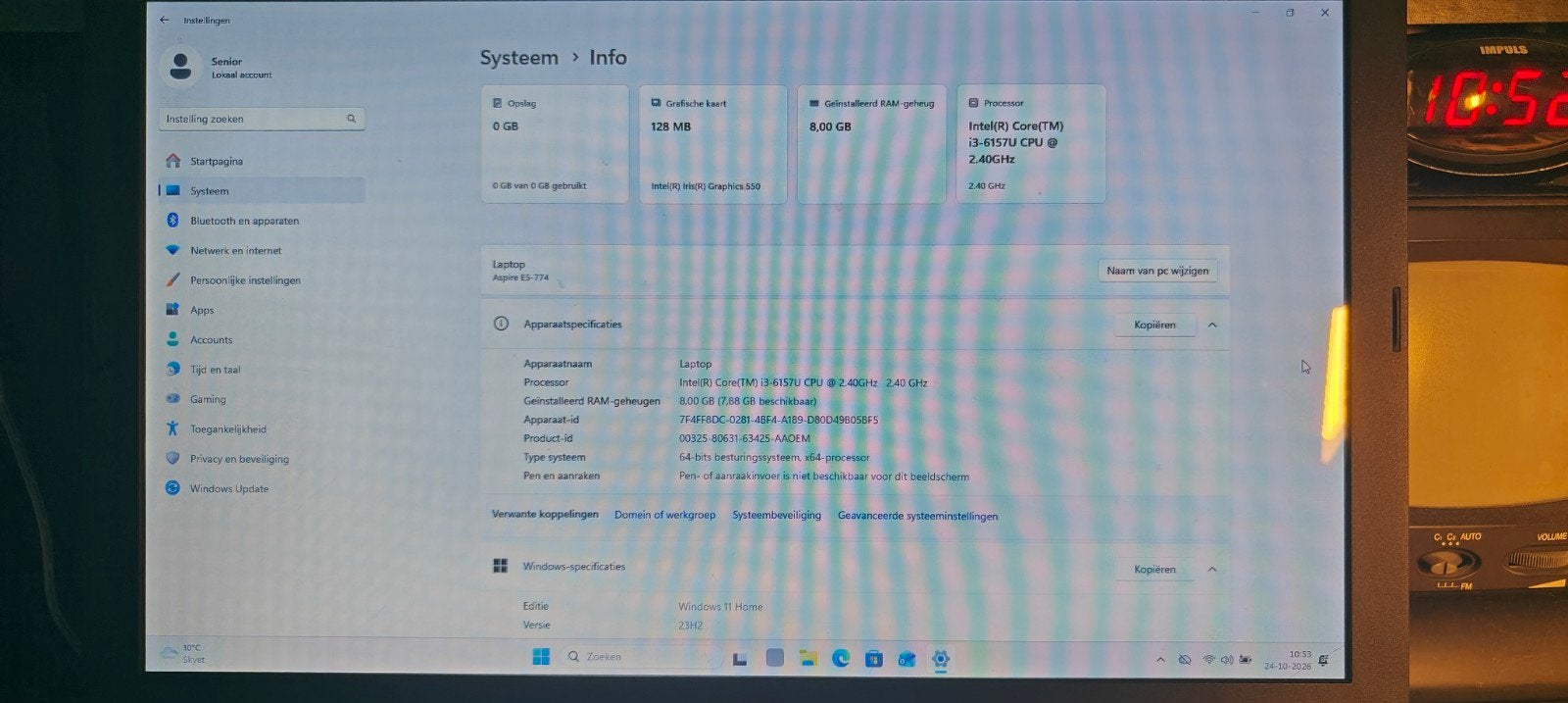 Acer Aspire E 17 Laptop - Intel Core i3, 4GB RAM, 1TB HDD, Computers en Software, Gebruikt, 2 tot 3 Ghz, Qwerty, Ophalen of Verzenden