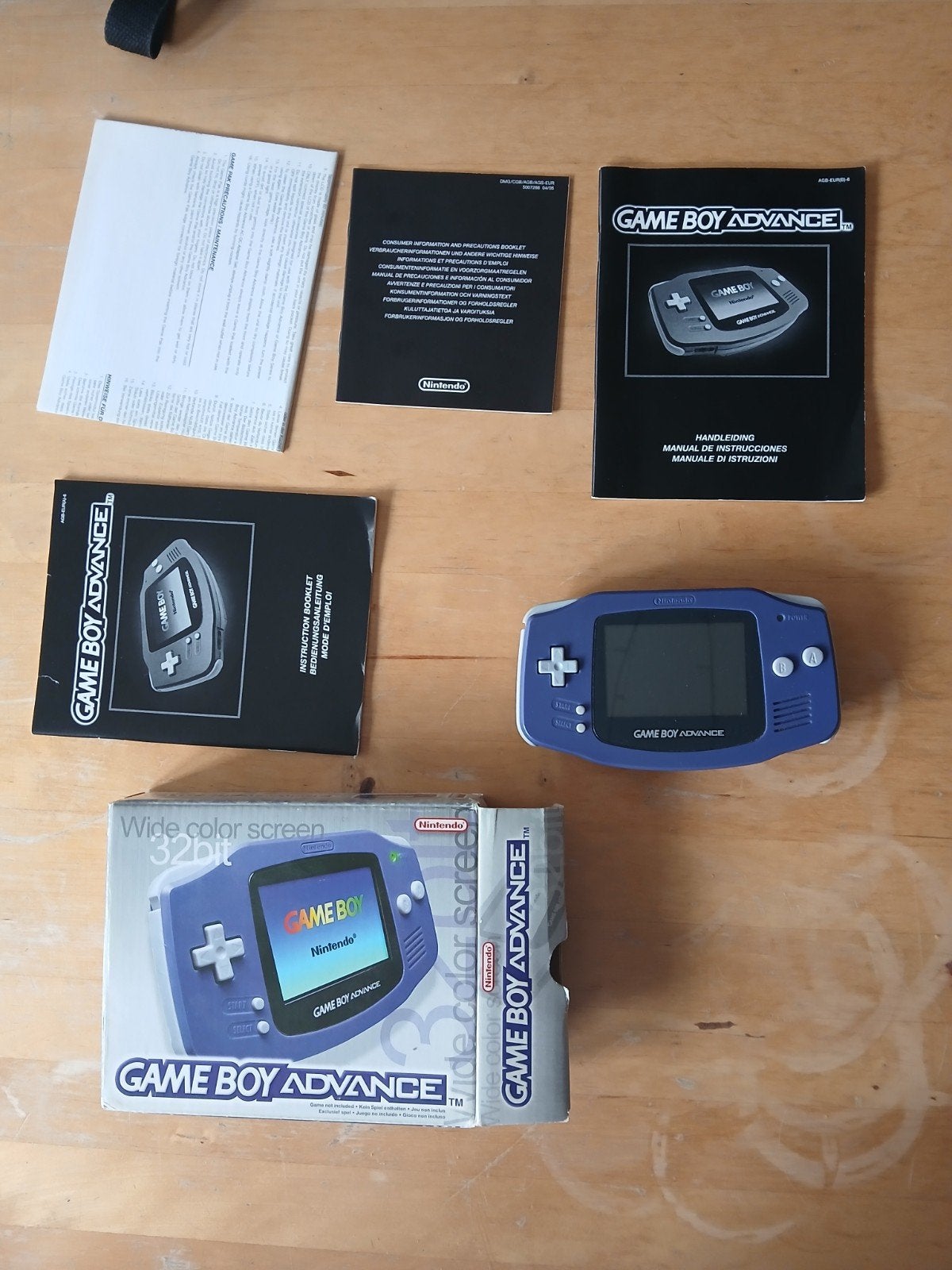 Nintendo Game Boy Advance - Paars (Inclusief Doos), Ophalen of Verzenden, Gebruikt, Game Boy Advance