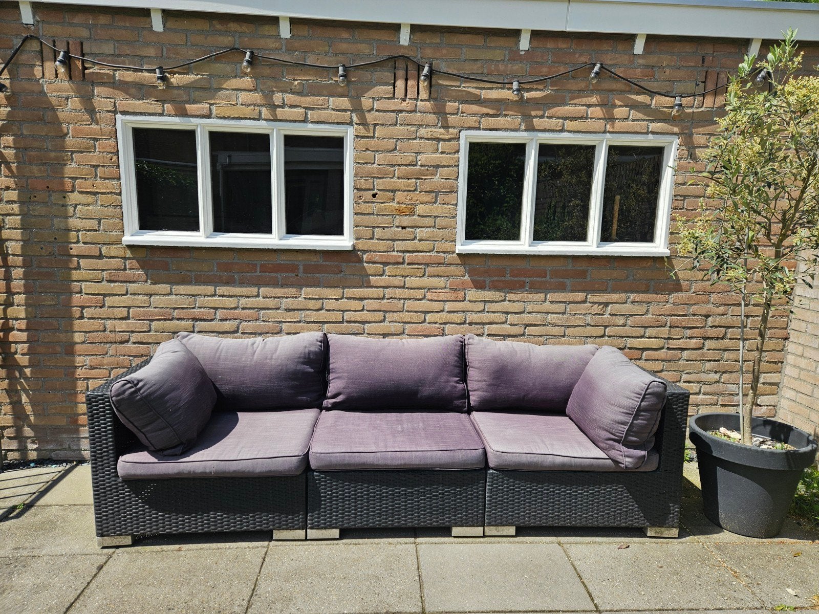 Loungeset Intratuin, Tuin en Terras, Ophalen, Gebruikt, 3 zitplaatsen, Loungeset
