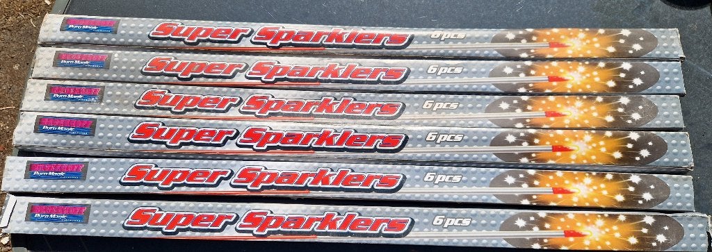 35 professionele sterretjes sparklers 70cm, branden 3 minute, Ophalen, Nieuw, Overige typen, Geboorte of Huwelijk