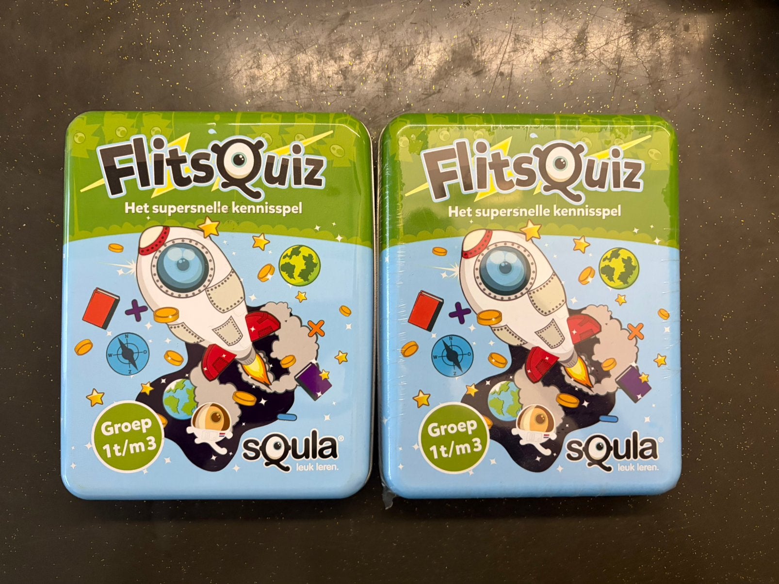 Squla flitsquiz Groep 1 t/m 3., Ophalen, Zo goed als nieuw, Taal en Lezen