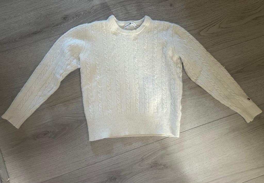 Tommy Hilfiger Trui kids, Ophalen of Verzenden, Zo goed als nieuw, Blauw