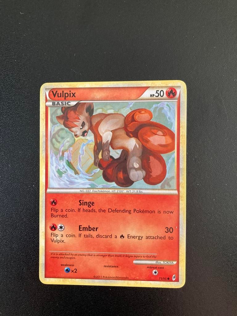 Pokemon kaart Vulpix, Ophalen of Verzenden
