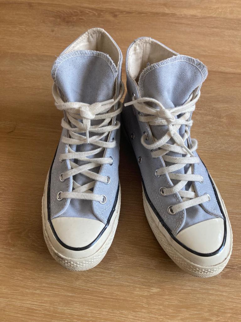 All Star Converse - lichtblauw - maat 39 -zo goed als nieuw, Blauw, Ophalen of Verzenden, Converse All Stars, Sneakers of Gympen