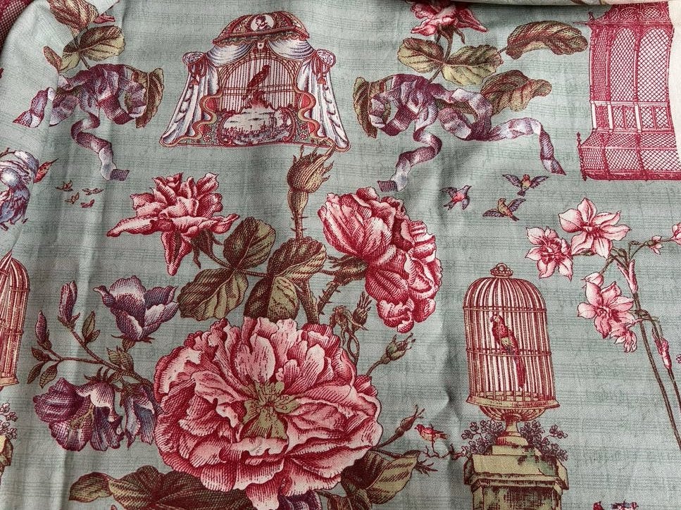Engelse stijl katoenen lap met prachtig dessin, Hobby en Vrije tijd, Stoffen en Lappen, Meerkleurig, 120 cm of meer, Nieuw, Ophalen of Verzenden
