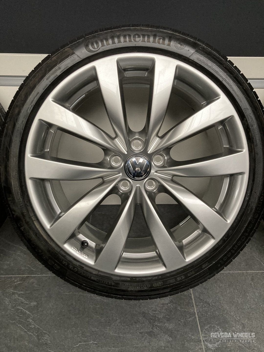19” originele Volkswagen Passat velgen + banden 5x112 1K8 07, 19 inch, Gebruikt, -, -