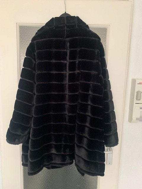 GIGANT.VERPASS super zacht en warme bontjas, Verzenden, Zwart, Maat 46/48 (XL) of groter, Zo goed als nieuw