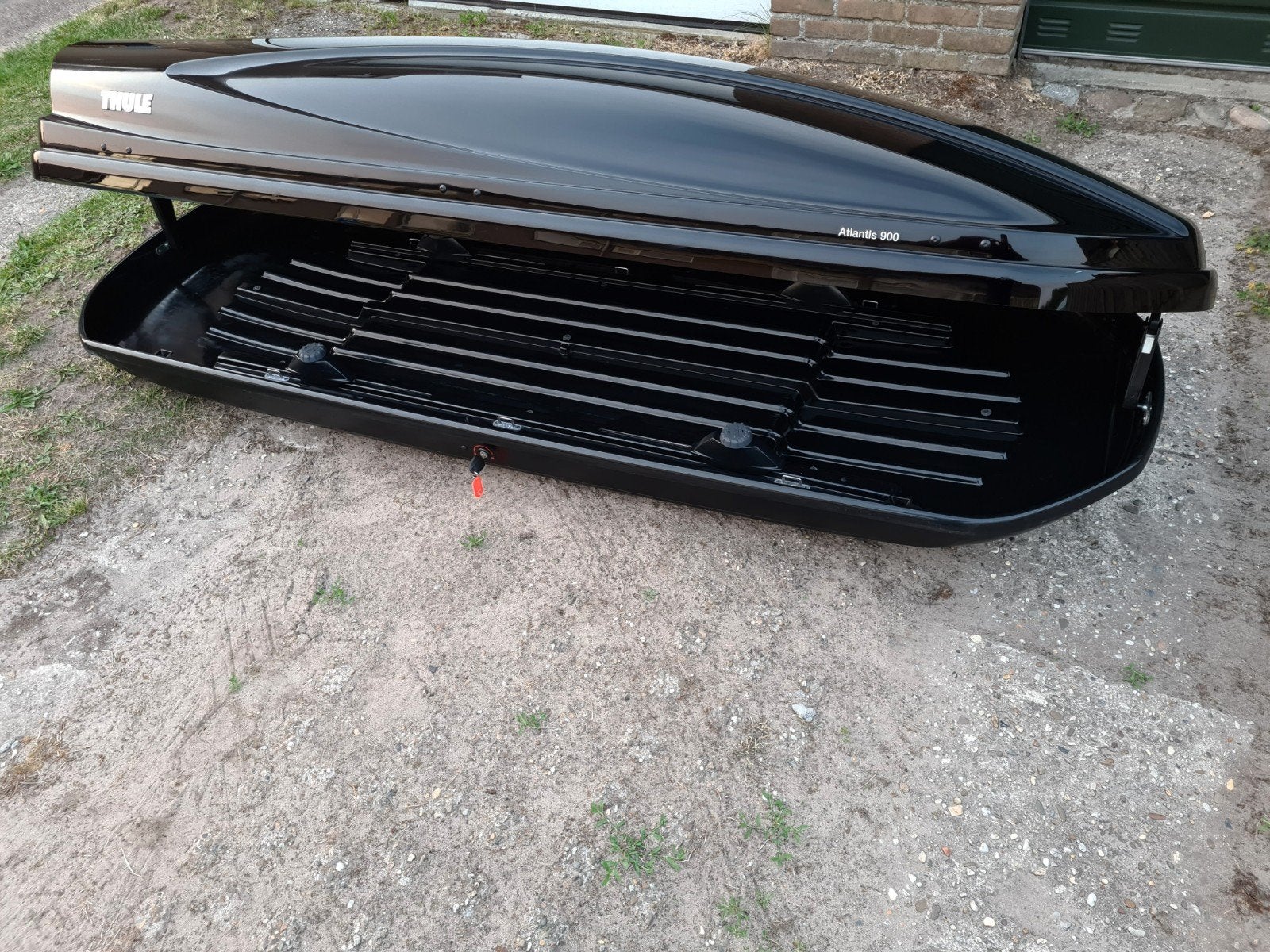Goede staat ALLERGROOTSTE THULE Atlantis900 dakkoffer skibox, Auto diversen, Ophalen of Verzenden, Zo goed als nieuw