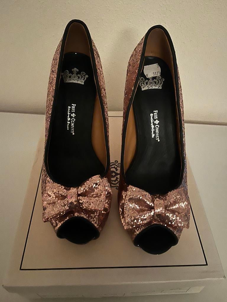 Glitter hakken, Kleding | Dames, Schoenen, Pumps, Nieuw, Ophalen of Verzenden, Roze