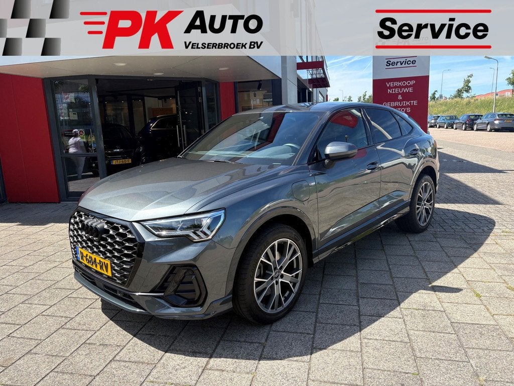Audi Q3 Sportback 45 TFSI e S Edition | Navi | S-Line | Crui, Auto's, 12 maanden, Gebruikt, Parkeersensor, Hybride Elektrisch/Benzine