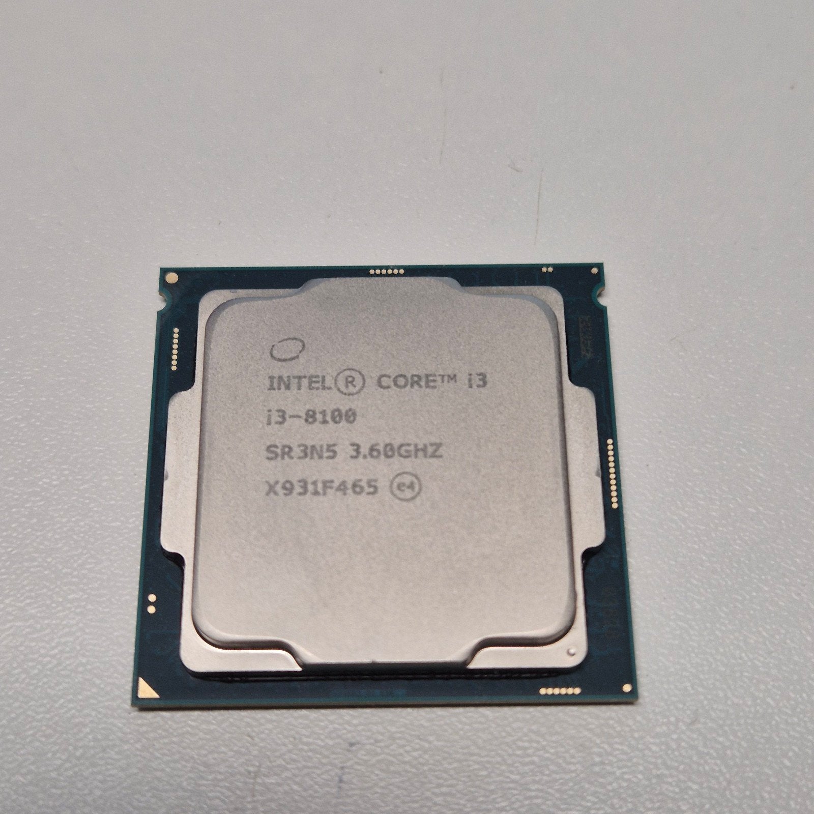 Intel Core i3-8100 Socket 1151 processor, Computers en Software, Processors, LGA 1151, Gebruikt, Intel Core i3, 3 tot 4 Ghz
