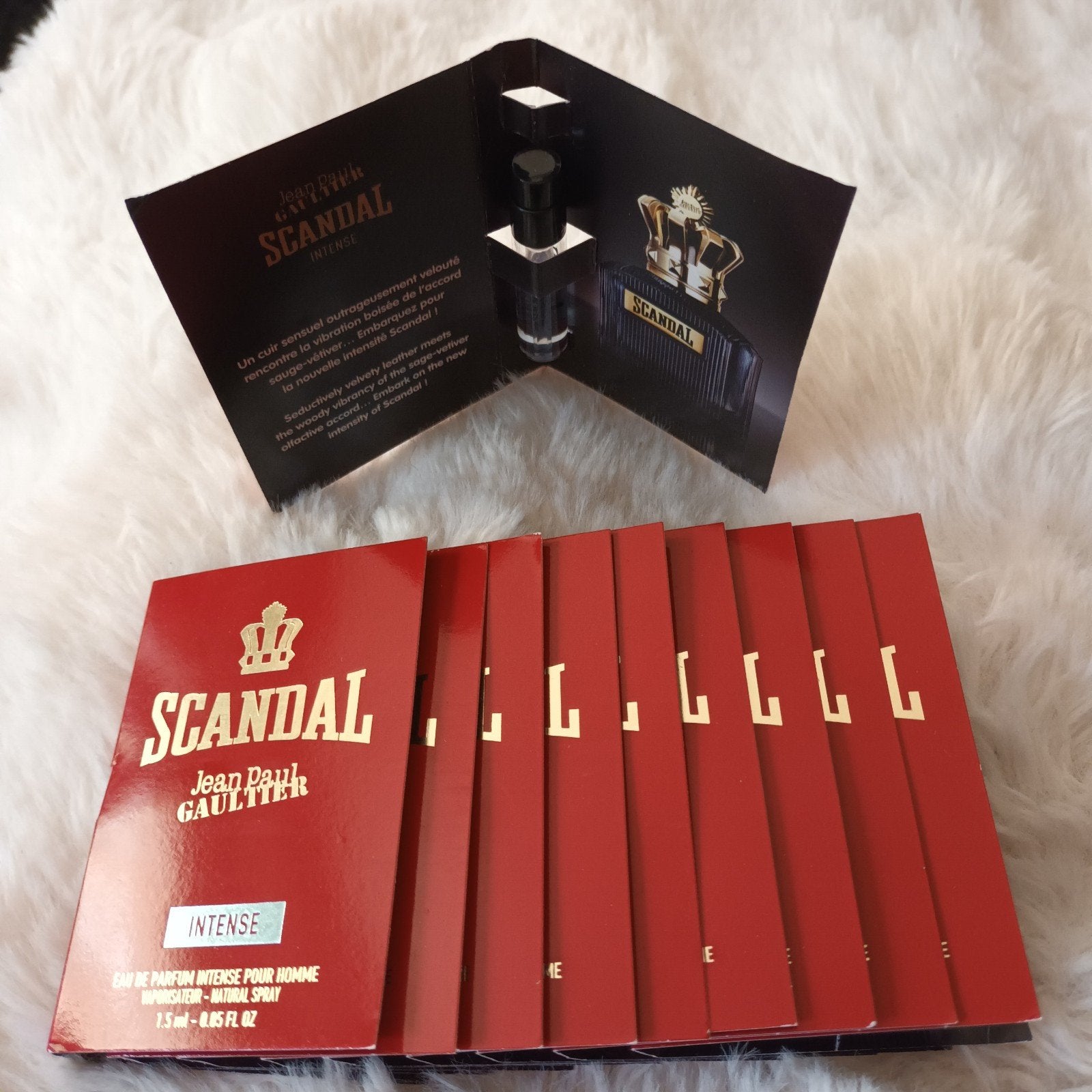 Jean Paul gaultier SCANDAL intense heren proefjes.10 x.nieuw, Ophalen of Verzenden, Nieuw