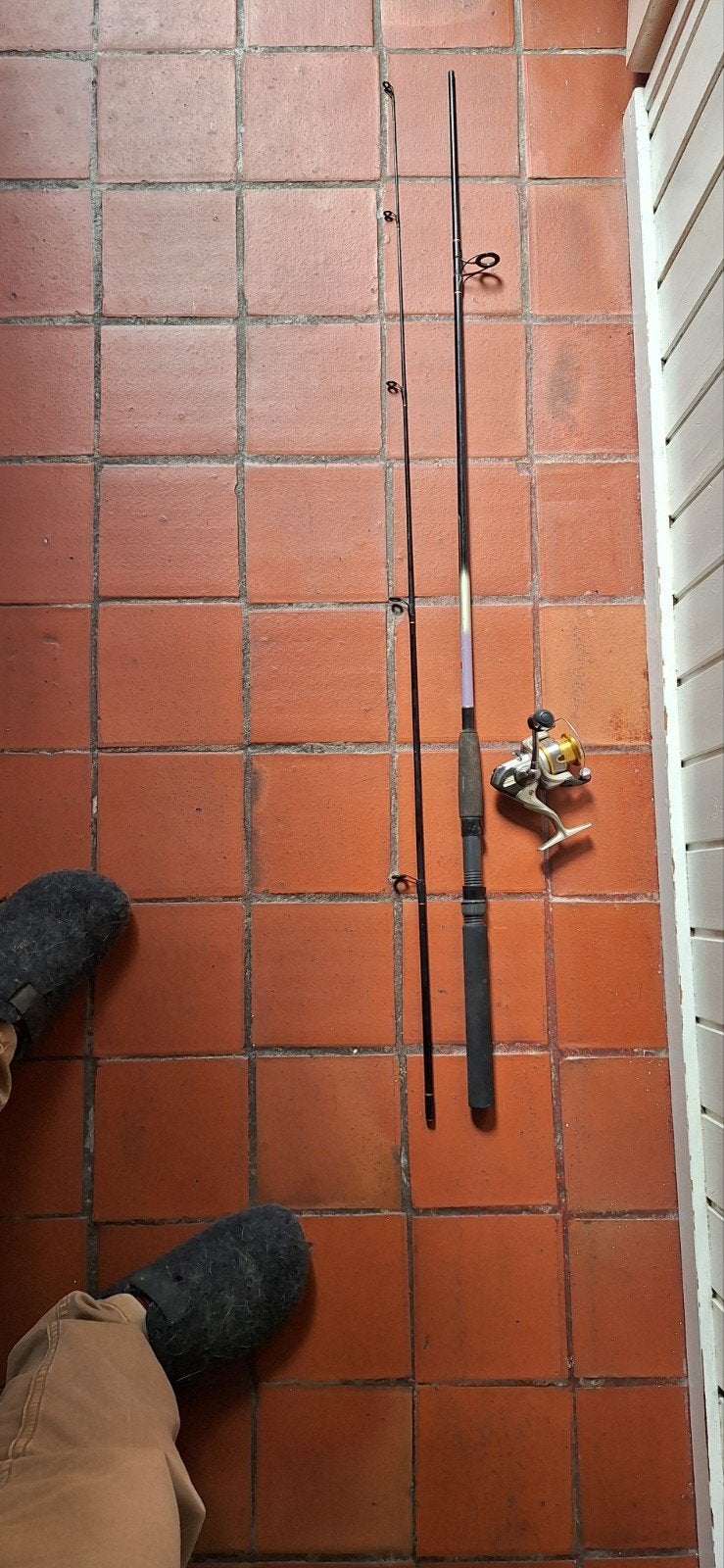 SE.S Spin Werphengel 210 cm met Shimano Molen, Ophalen, Gebruikt, Werphengel