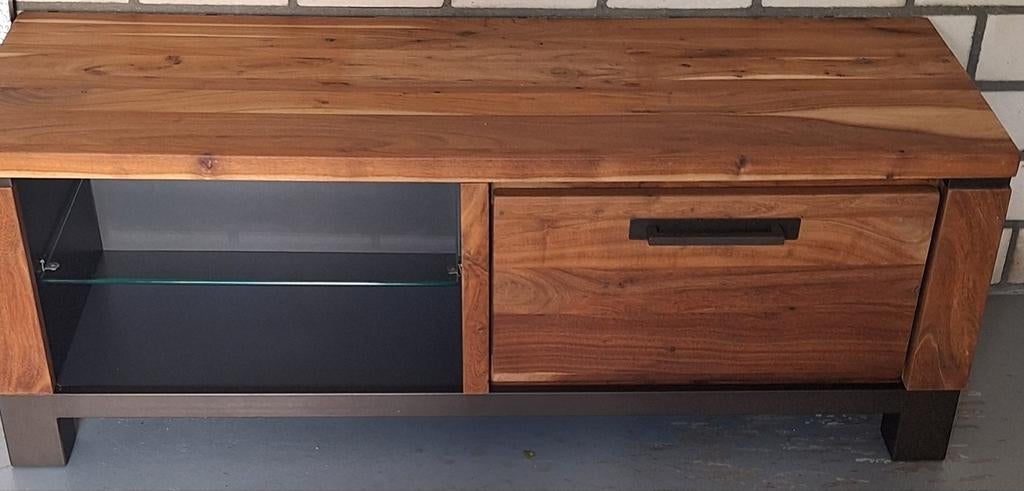 Te koop tv meubel, Huis en Inrichting, Ophalen, Gebruikt, 100 tot 150 cm, Hendersenhazel