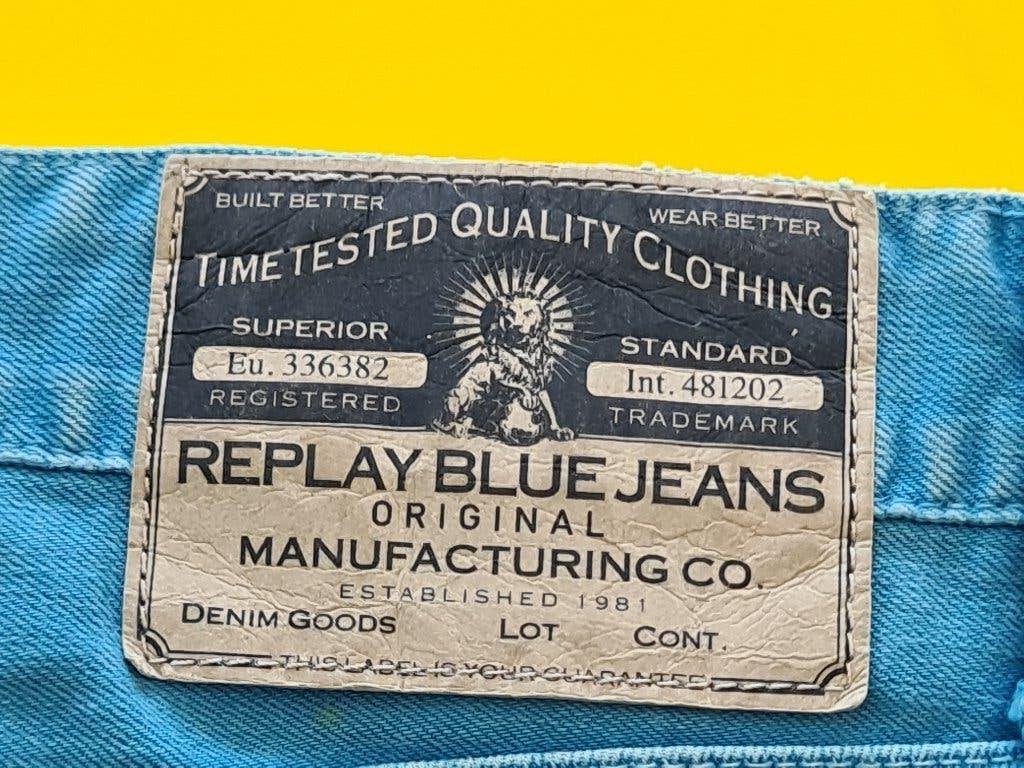 Replay Blue Jeans  Spijker broek met mooie blauwe kleur32/34, Kleding | Heren, Replay Blue Jeans, Blauw, Ophalen of Verzenden