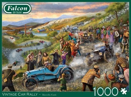 Falcon de Luxe - Vintage Car Rally - 1000 stukjes, Ophalen of Verzenden, 500 t/m 1500 stukjes, Nieuw, Legpuzzel