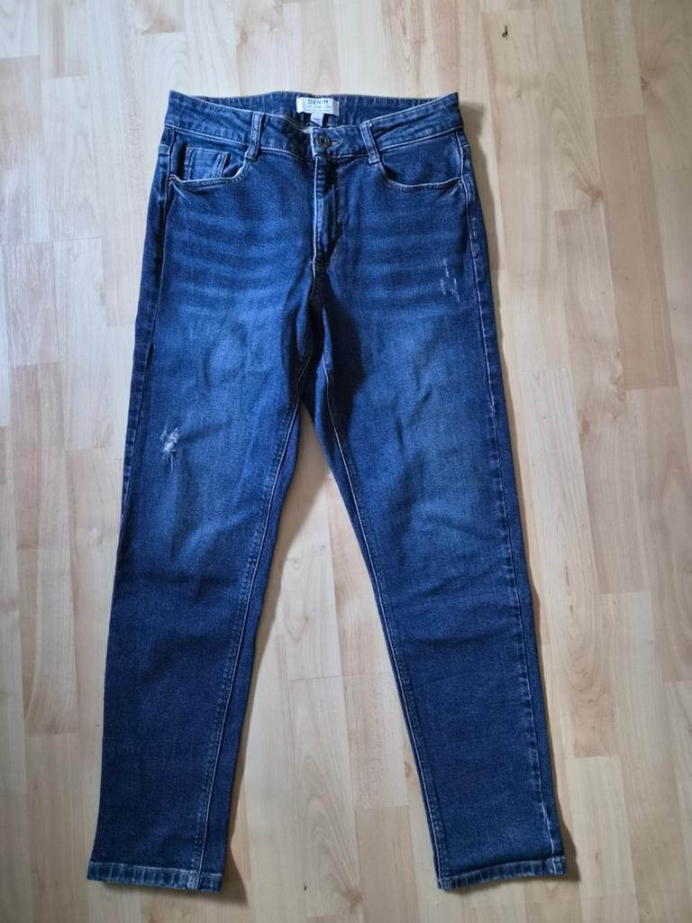 Spijkerbroek maat 38, Dorothy Perkins, Ophalen of Verzenden, Zo goed als nieuw, Blauw