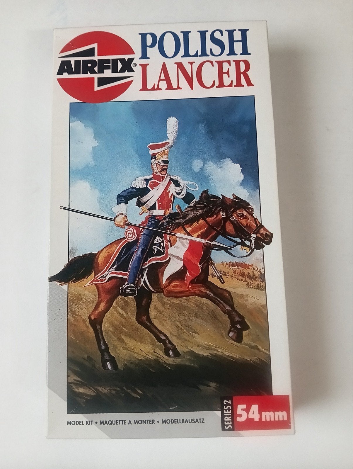 Airfix 02553 Polish Lancer, Ophalen of Verzenden, Zo goed als nieuw, Groter dan 1:35, Figuur of Figuren