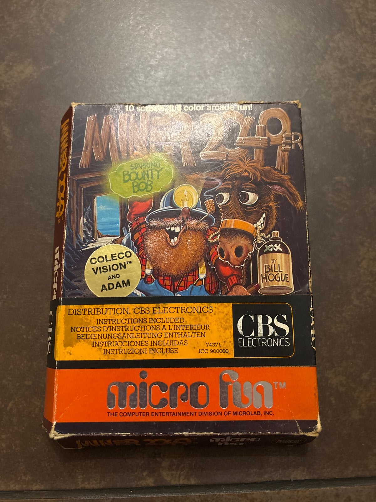 Miner 2049er ColecoVision & Adam - Vintage Computerspel, Spelcomputers en Games, Gebruikt, 1 speler, Ophalen of Verzenden, Platform