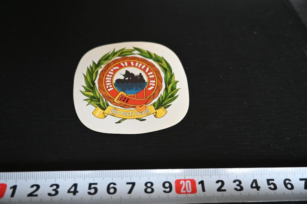 sticker Leger Koninklijkie Marine Korps Mariniers GW478, Ophalen, Zo goed als nieuw