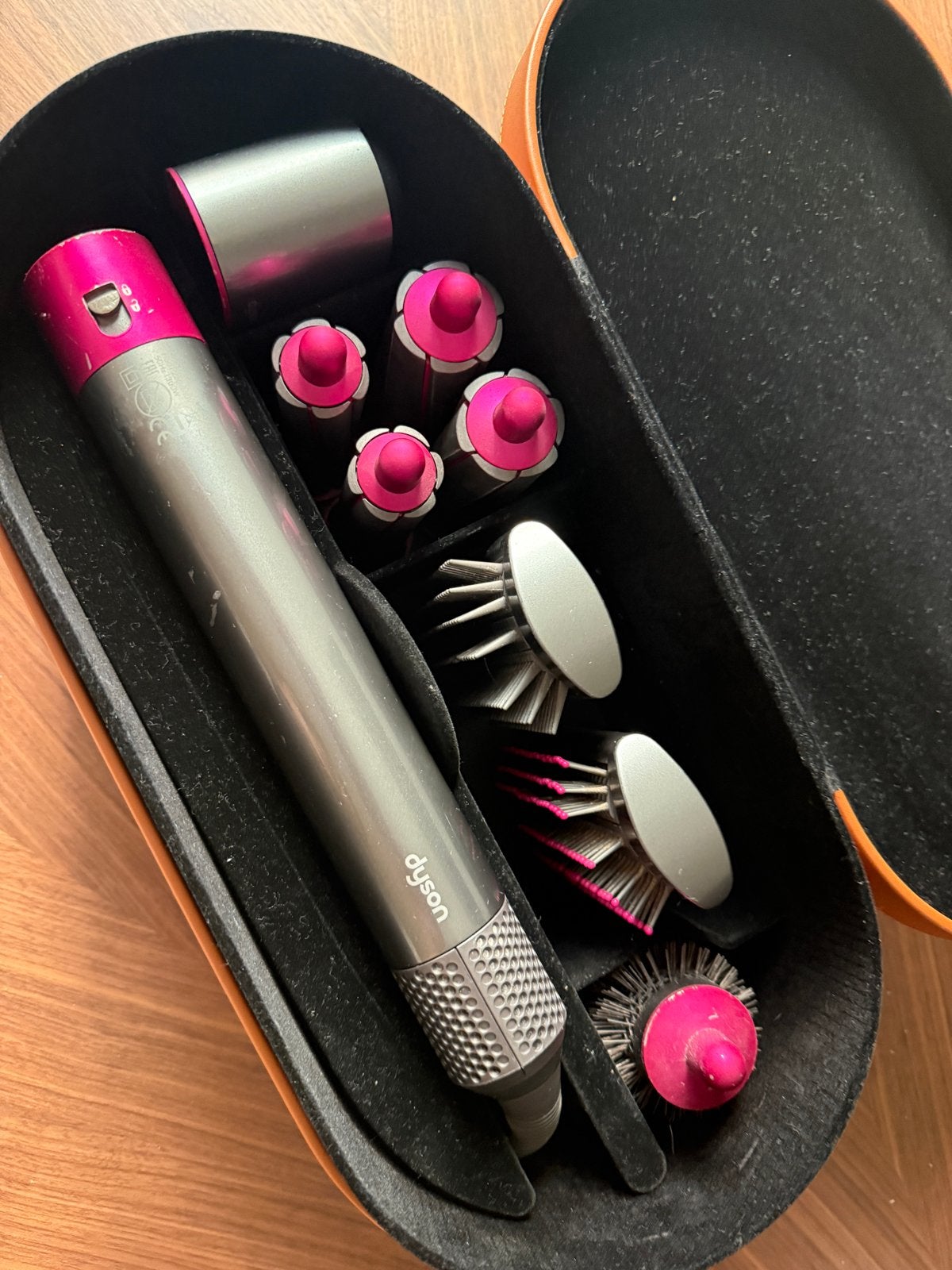Dyson Airwrap compleet MET extra spullen origineel, Ophalen of Verzenden, Zo goed als nieuw, Haarverzorging