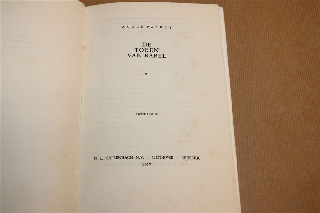 De Toren van Babel — Bijbel en Archeologie [1957], Ophalen of Verzenden, Gelezen