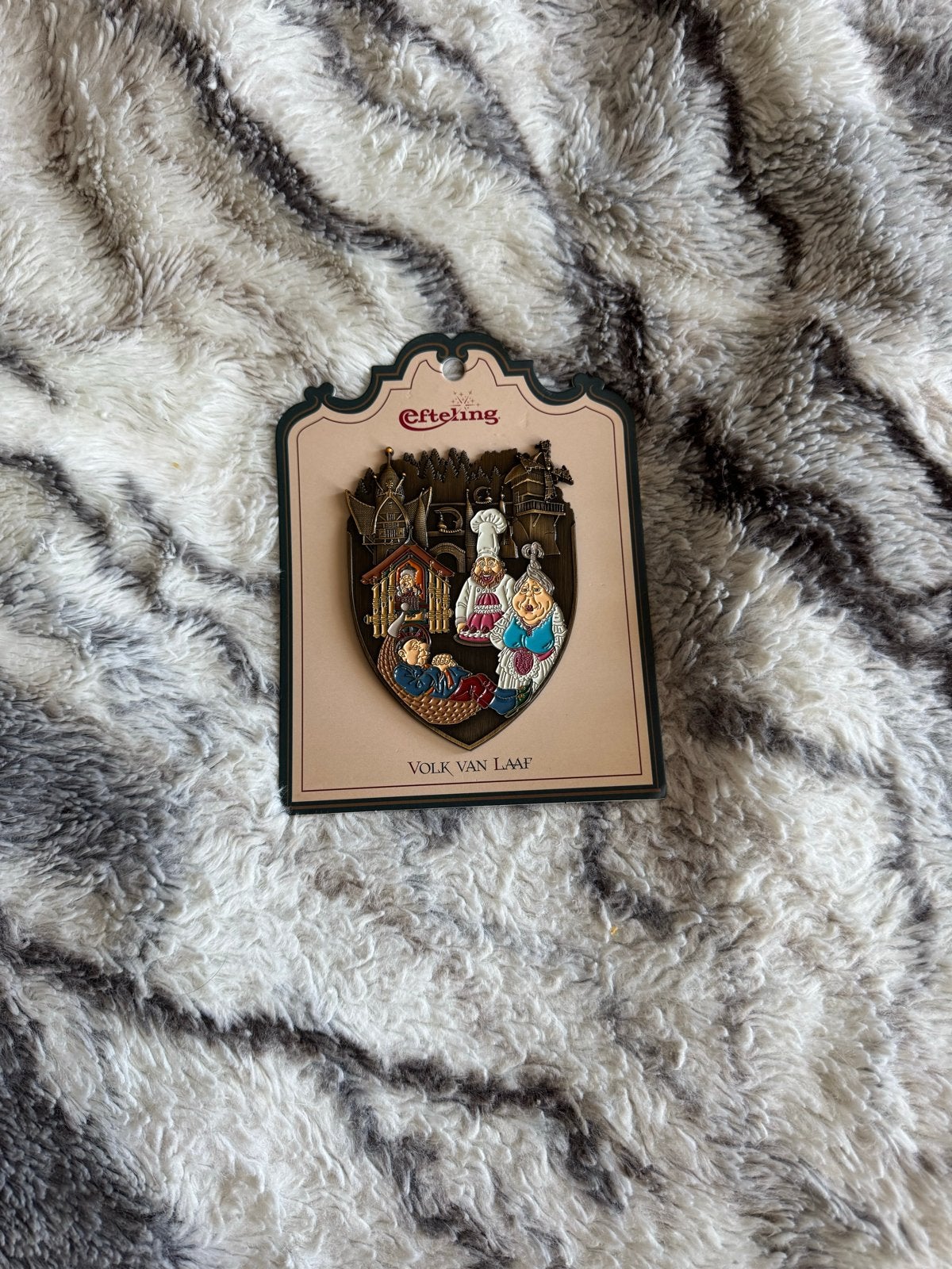 Efteling Pin Volk van Laaf - Nieuw, Verzamelen, Efteling, Ophalen of Verzenden, Nieuw, Button of Speldje