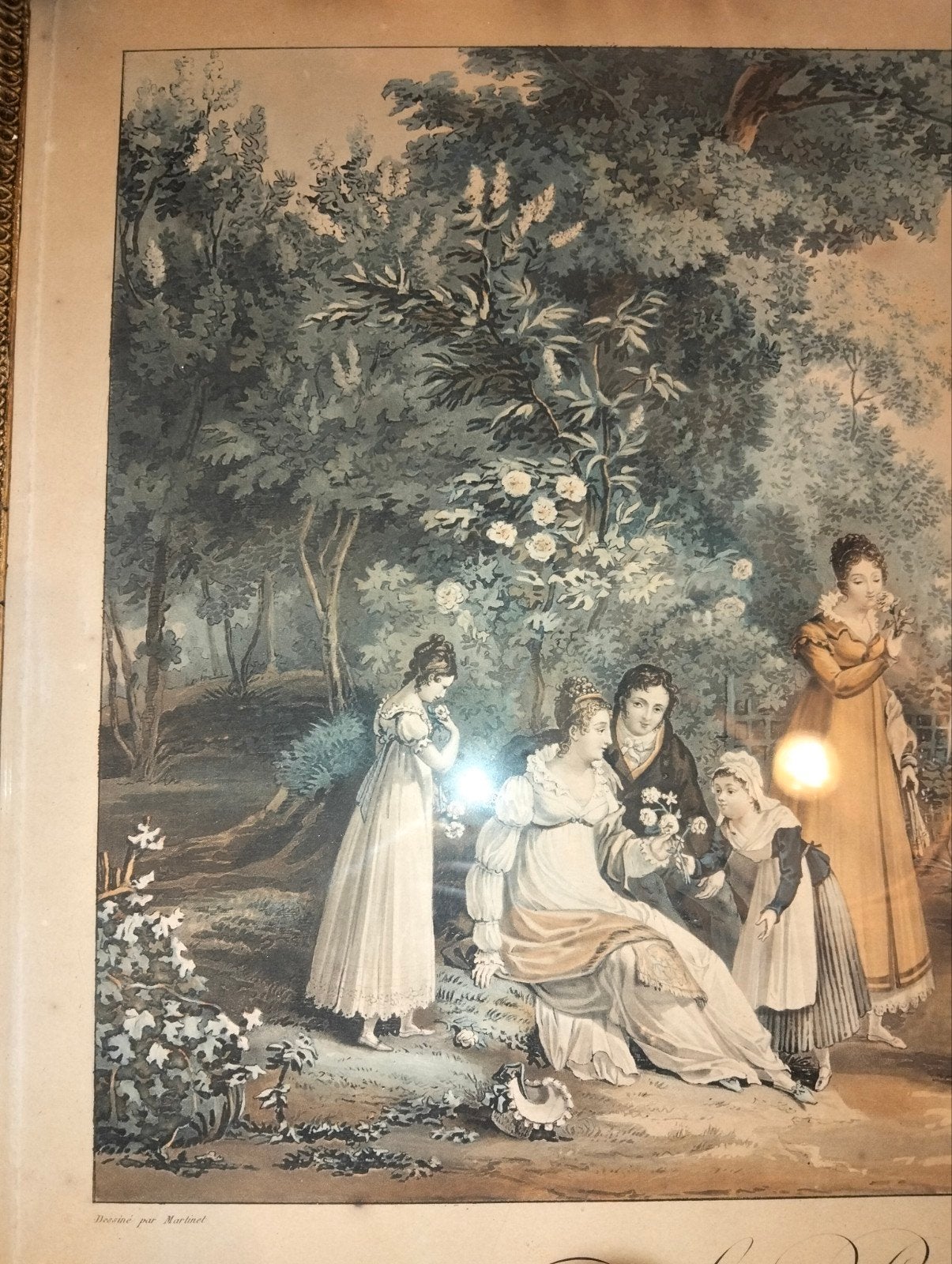 Mooie Franse prent Parijs Familie
Frankrijk brocante, Ophalen of Verzenden