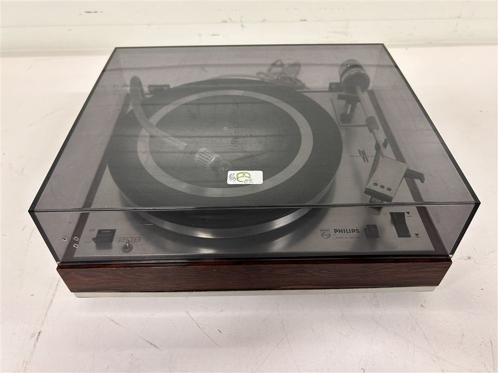 A7525. Vintage Philips 208 platenspeler, Ophalen of Verzenden, Gebruikt, Thorens