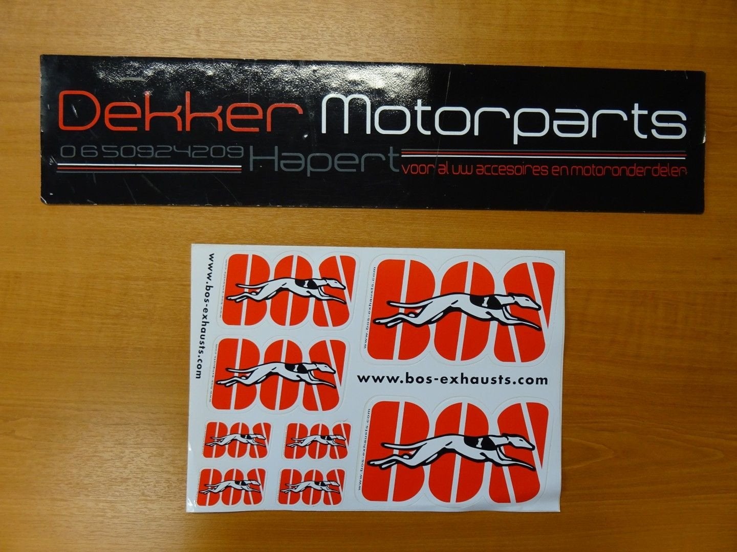 Bos Exhausts Uitlaat / Demper Sticker # Bos Stickervel #, Motoren, Accessoires | Stickers, Ophalen of Verzenden, -, -, -