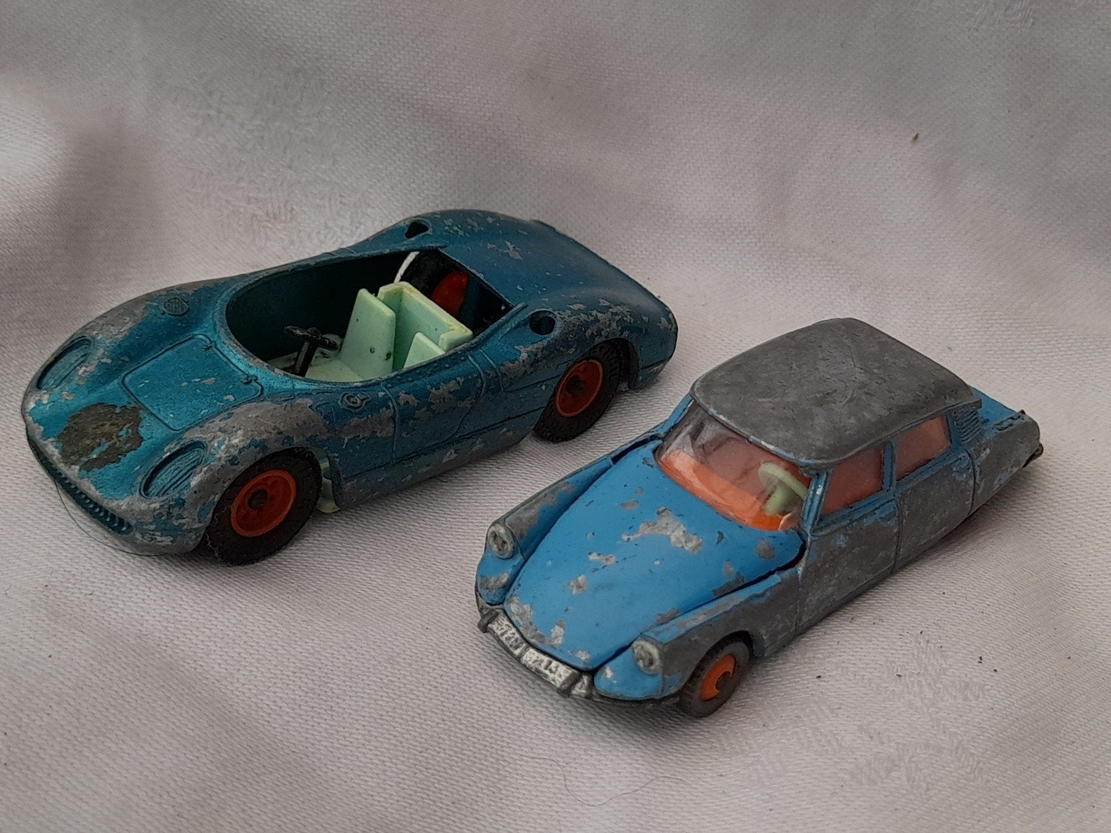 Majorette Ferrari M & Citroën DS 21 -, Ophalen of Verzenden, Gebruikt, Auto, Majorette