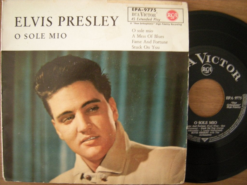 Elvis Presley (O Sole Mio) ep., Cd's en Dvd's, Gebruikt, 7 inch, Ophalen of Verzenden, Pop