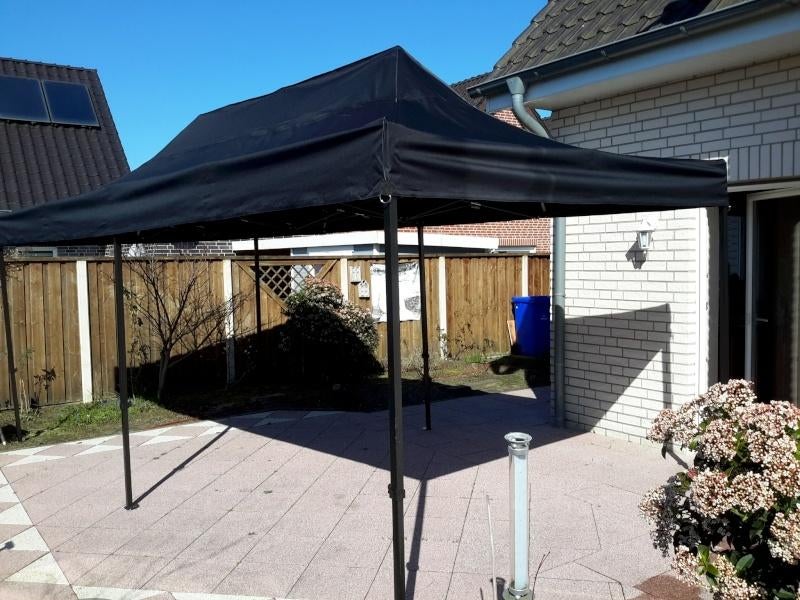 Zwart 3x6 mtr dak doek / zeil voor Easy-up frame, Opvouwbaar, -, Info@lili-handel.nl, Ophalen of Verzenden