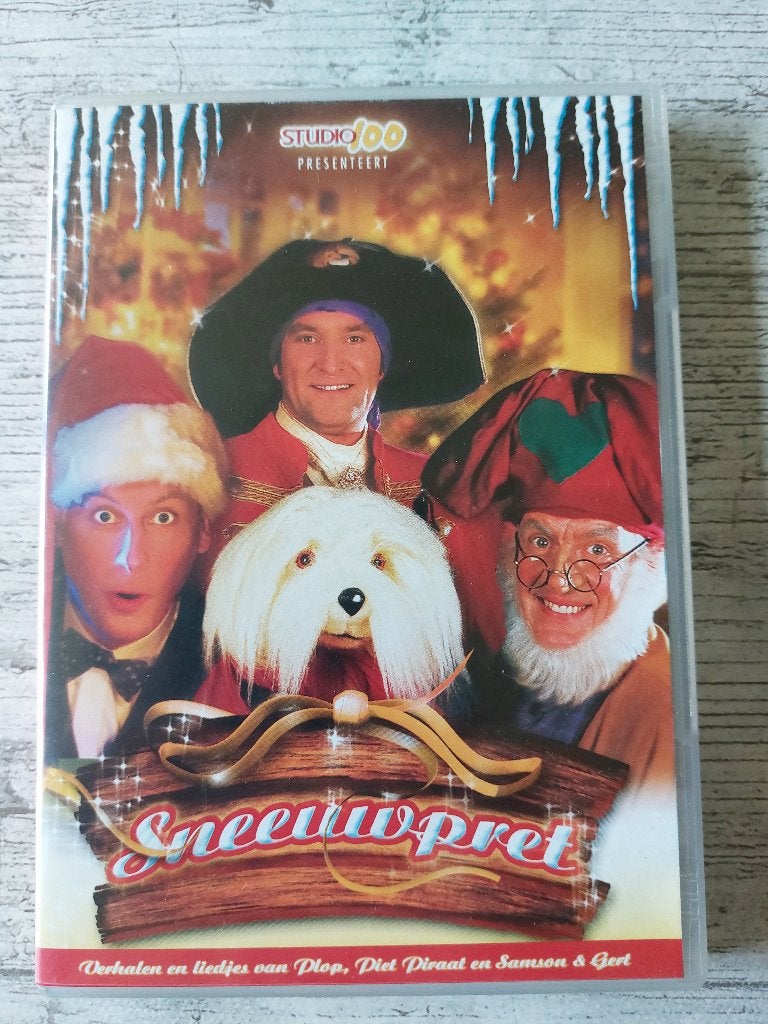 Sneeuwpret verhalen van Plop, Piet Piraat en Samson & Gert, Alle leeftijden, Ophalen, Zo goed als nieuw