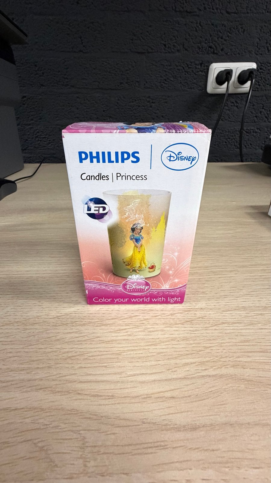 Philips Disney Princess LED Kaars - Sneeuwwitje, Ophalen of Verzenden, Nieuw, Meerkleurig, Kunststof
